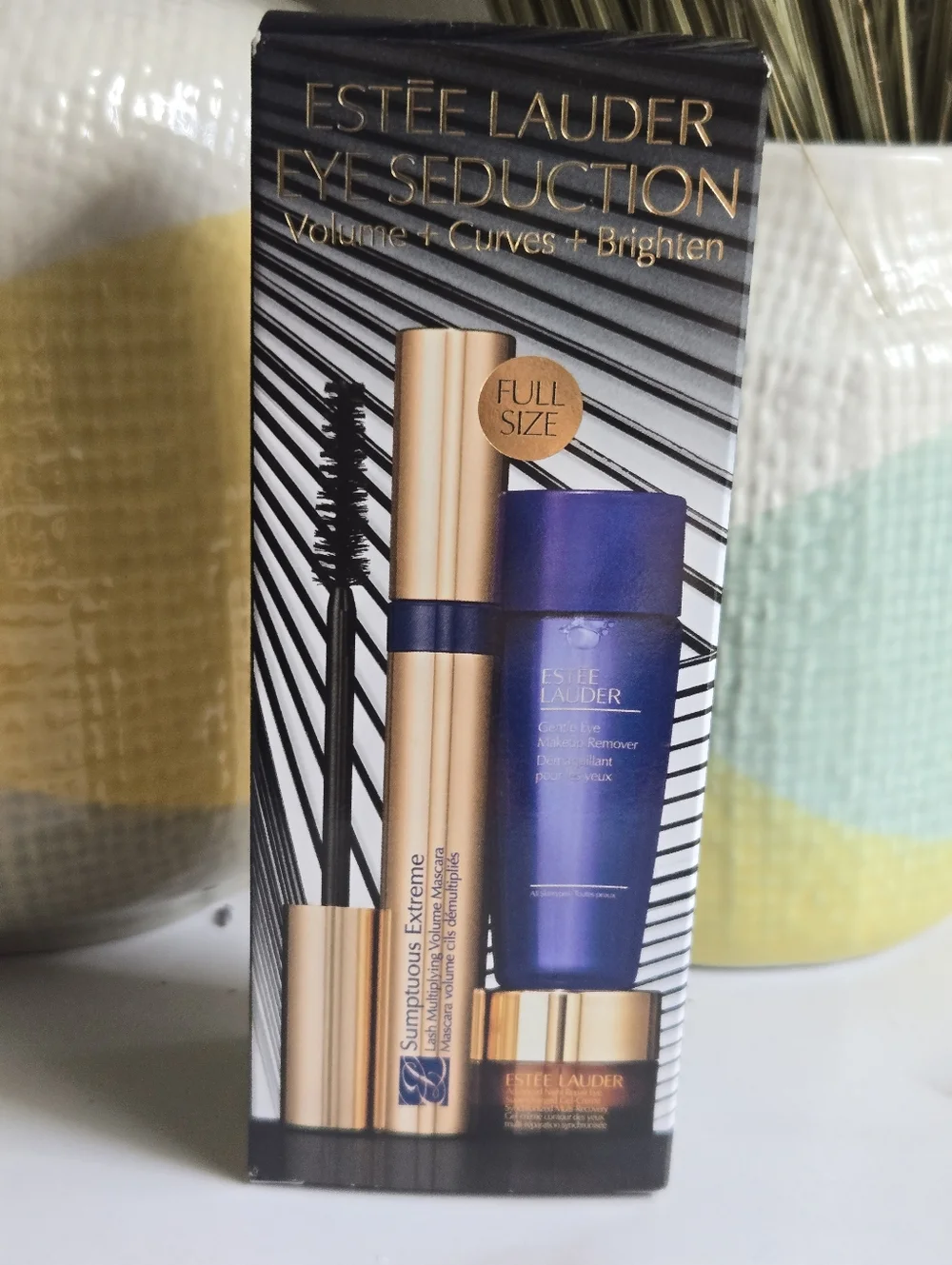 NIB Estée Lauder Eye Seduction Mascara And Eyecare Trio Set